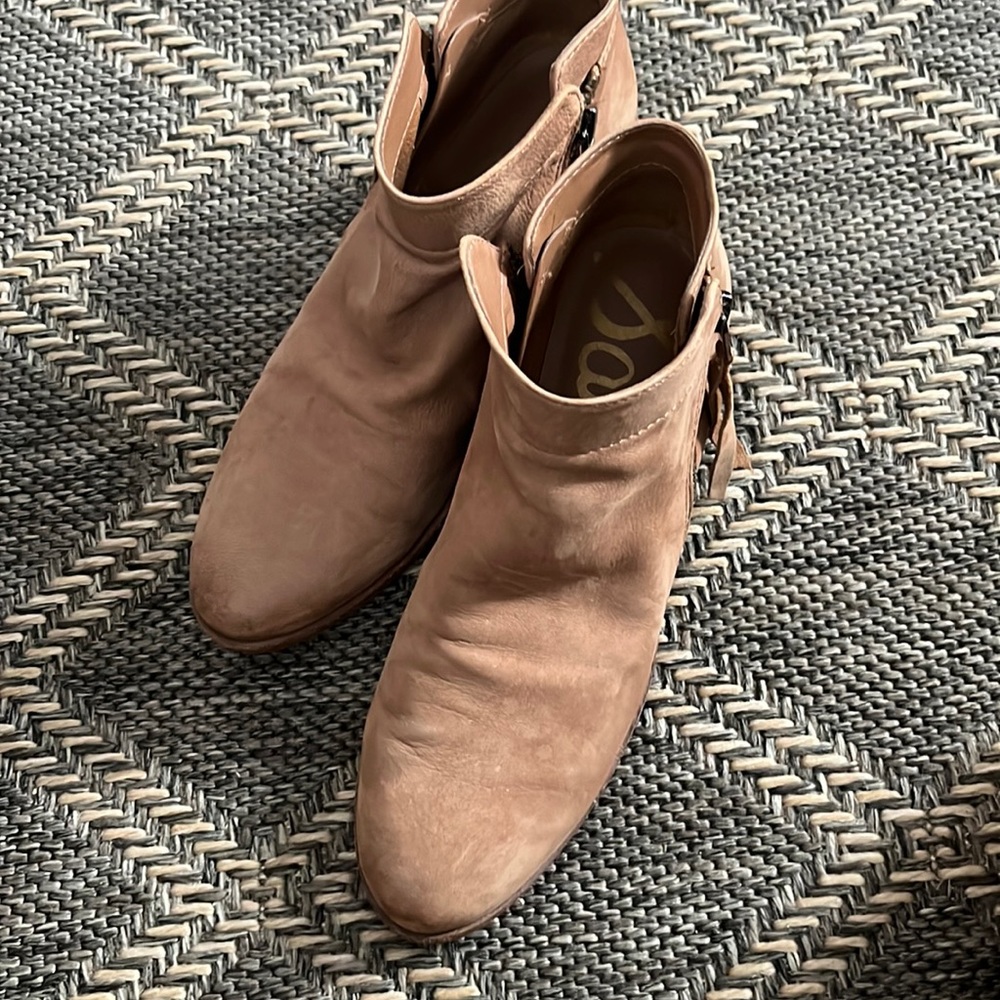 Sam Edelman size 6.5 Packer short boots in chestnut